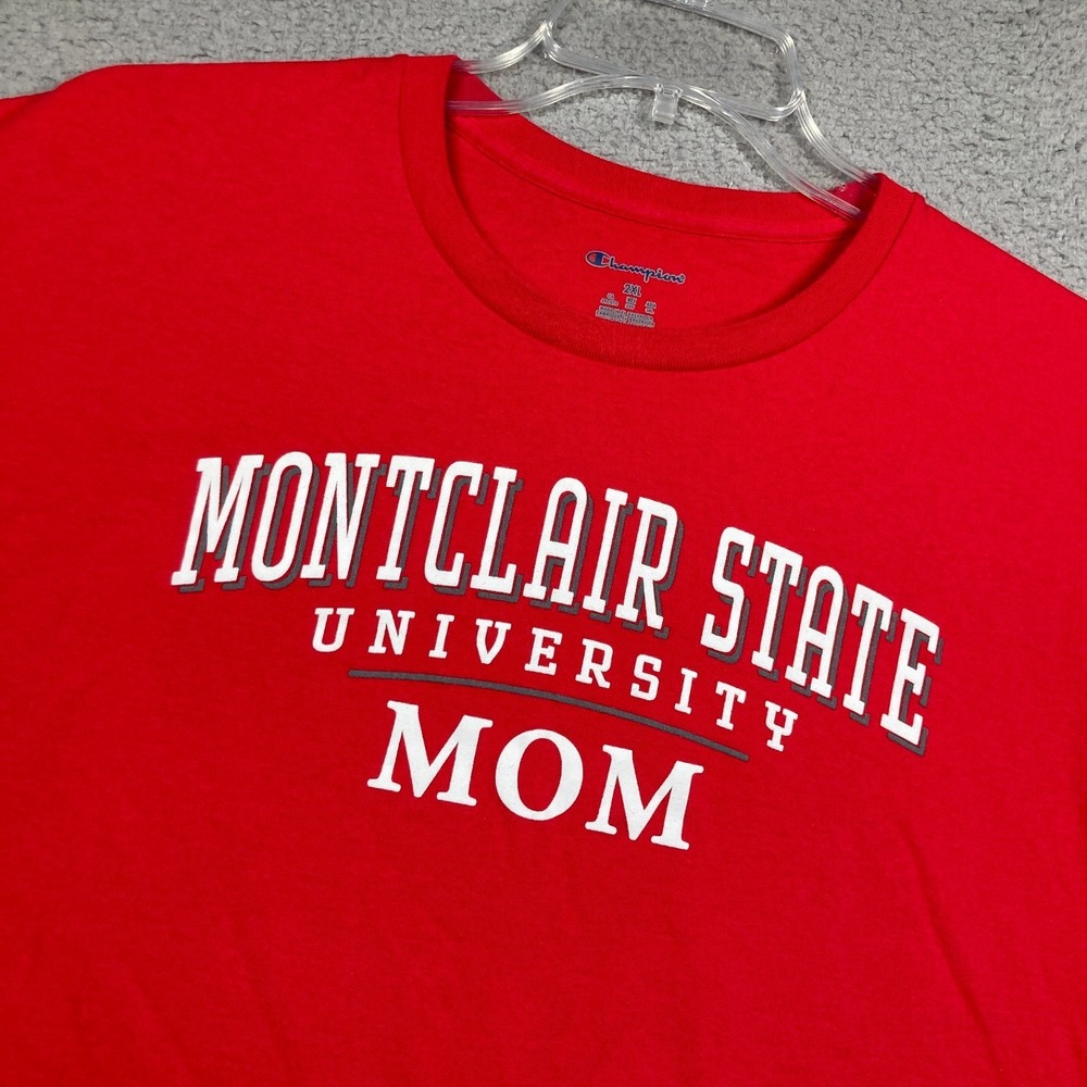 Montclair State University‎ MOM T Shirt Women's 2XL Red Short Sleeve 100% Cotton